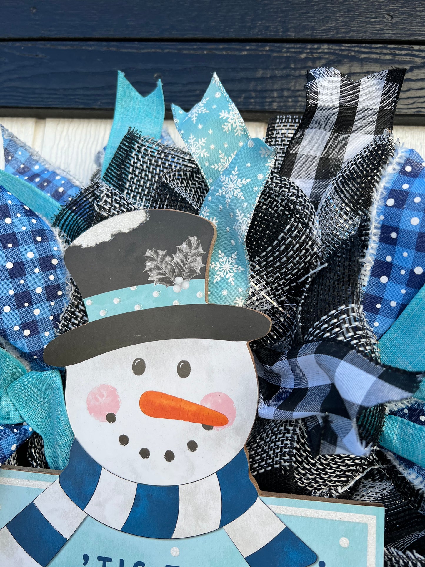 Snowman Winter Wreath