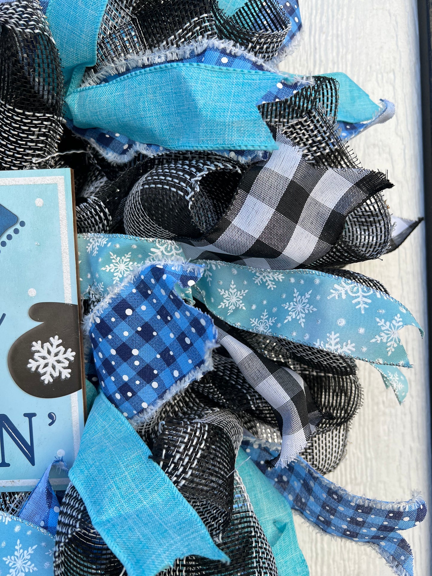 Snowman Winter Wreath