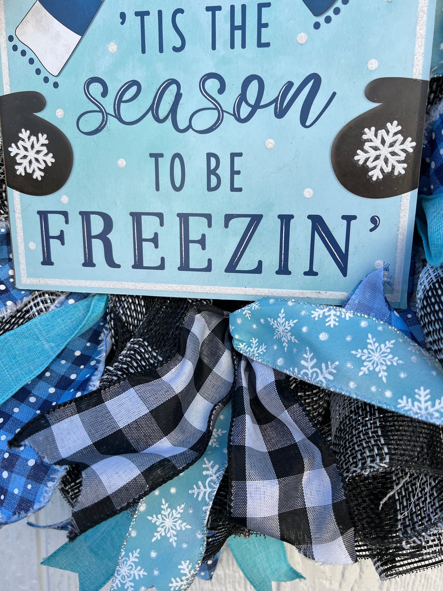 Snowman Winter Wreath