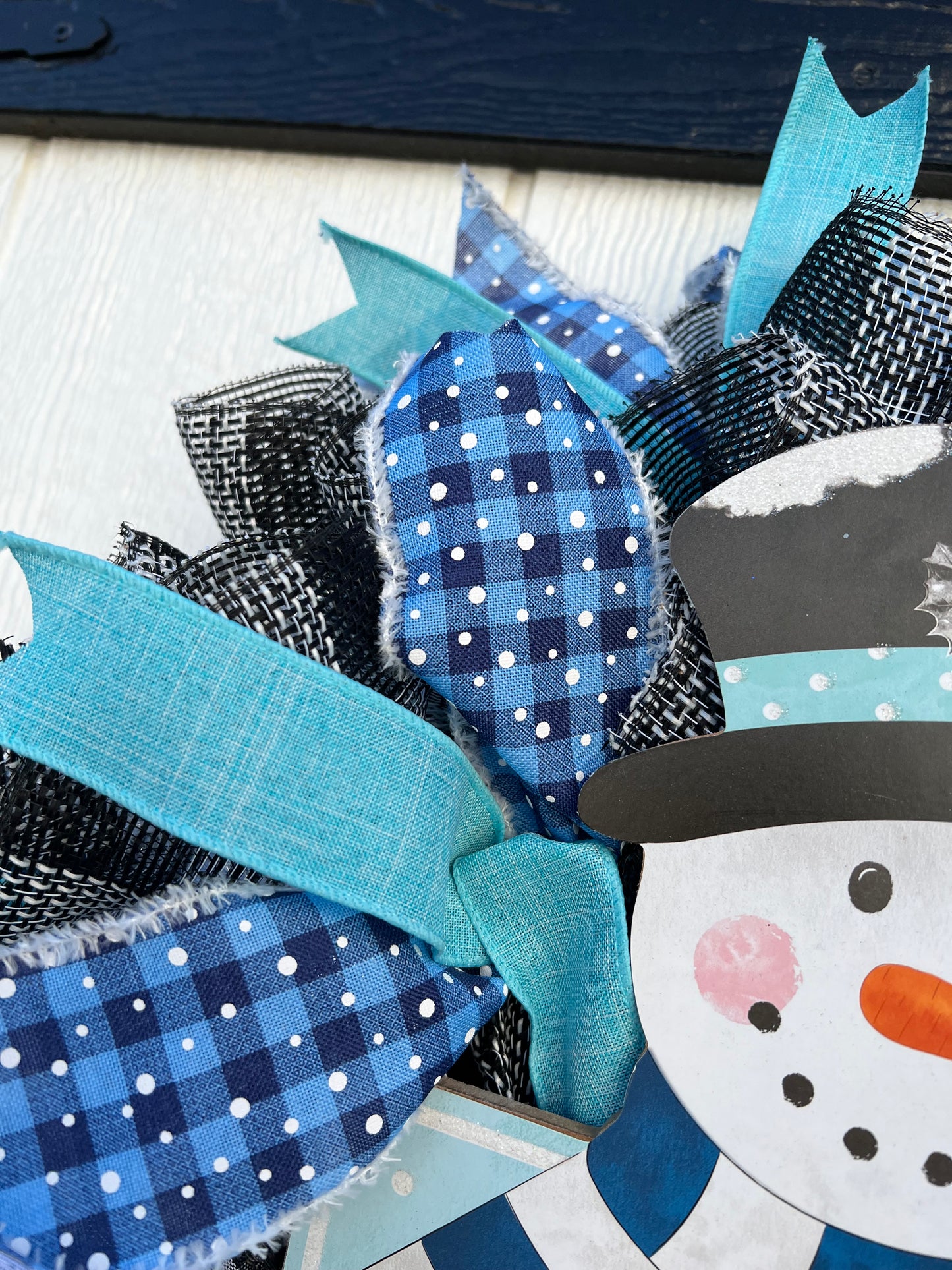 Snowman Winter Wreath
