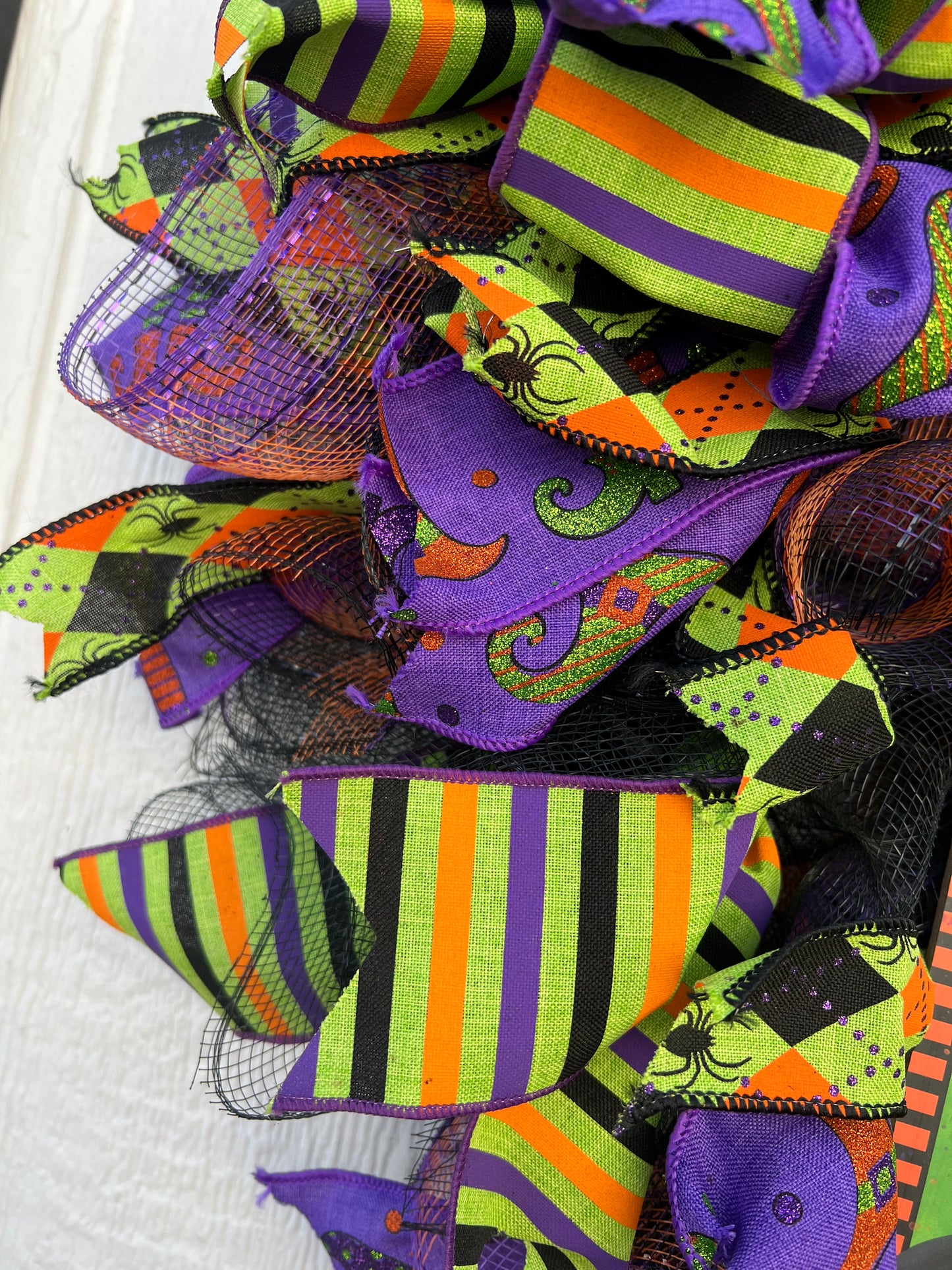 Witch Way to the Candy Halloween Wreath