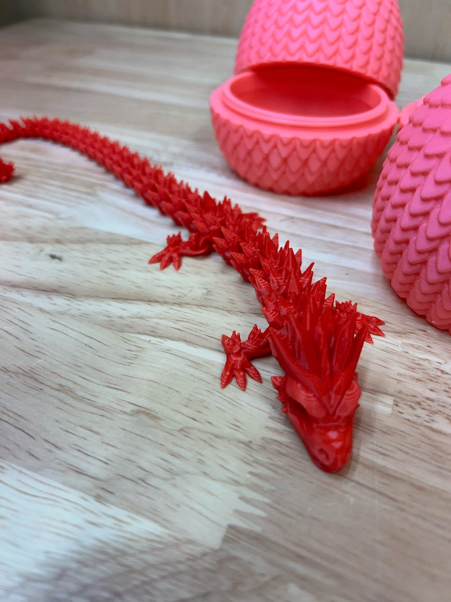 12 Inch Dual Color Dragon and Egg Set