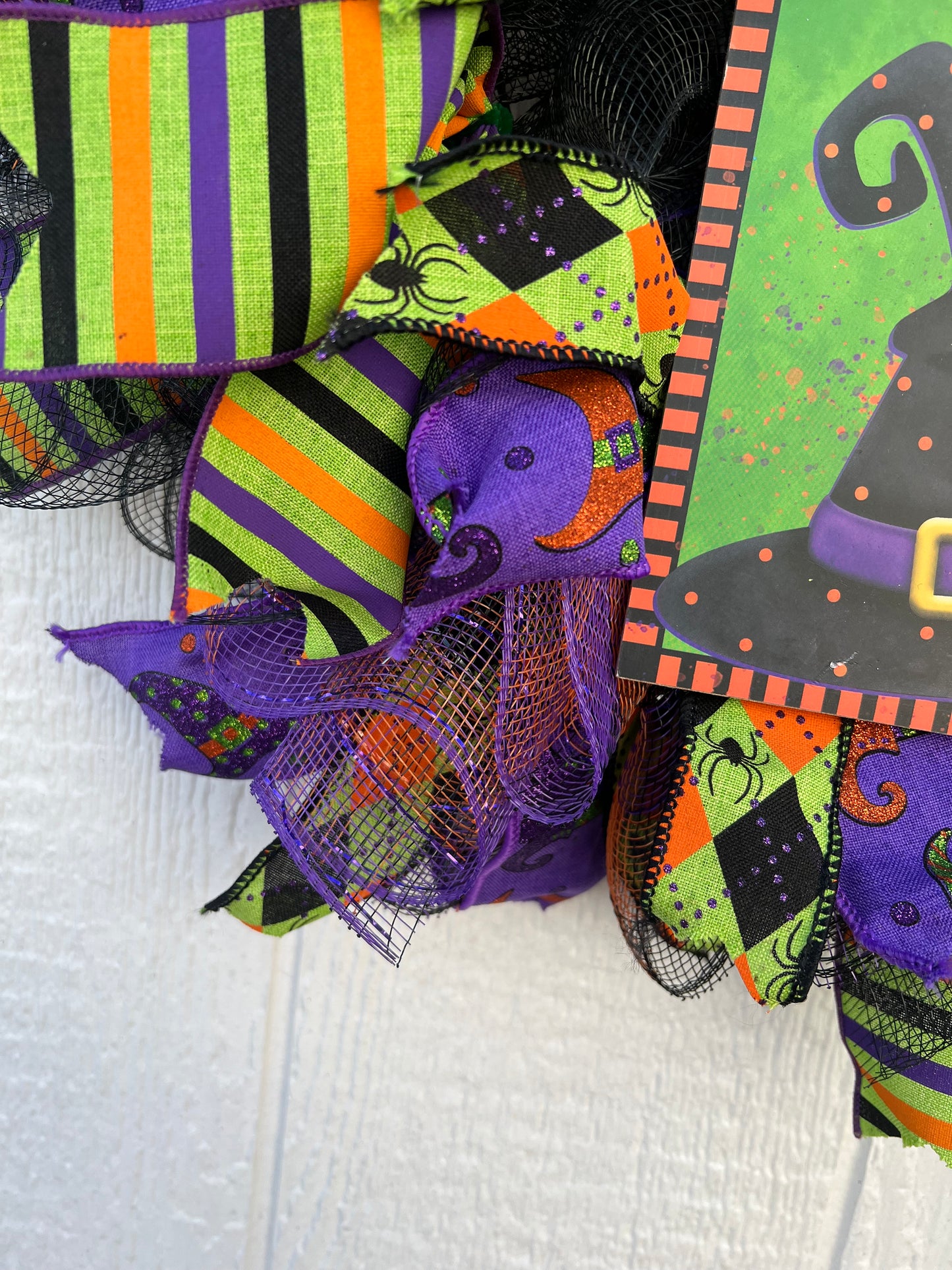 Witch Way to the Candy Halloween Wreath