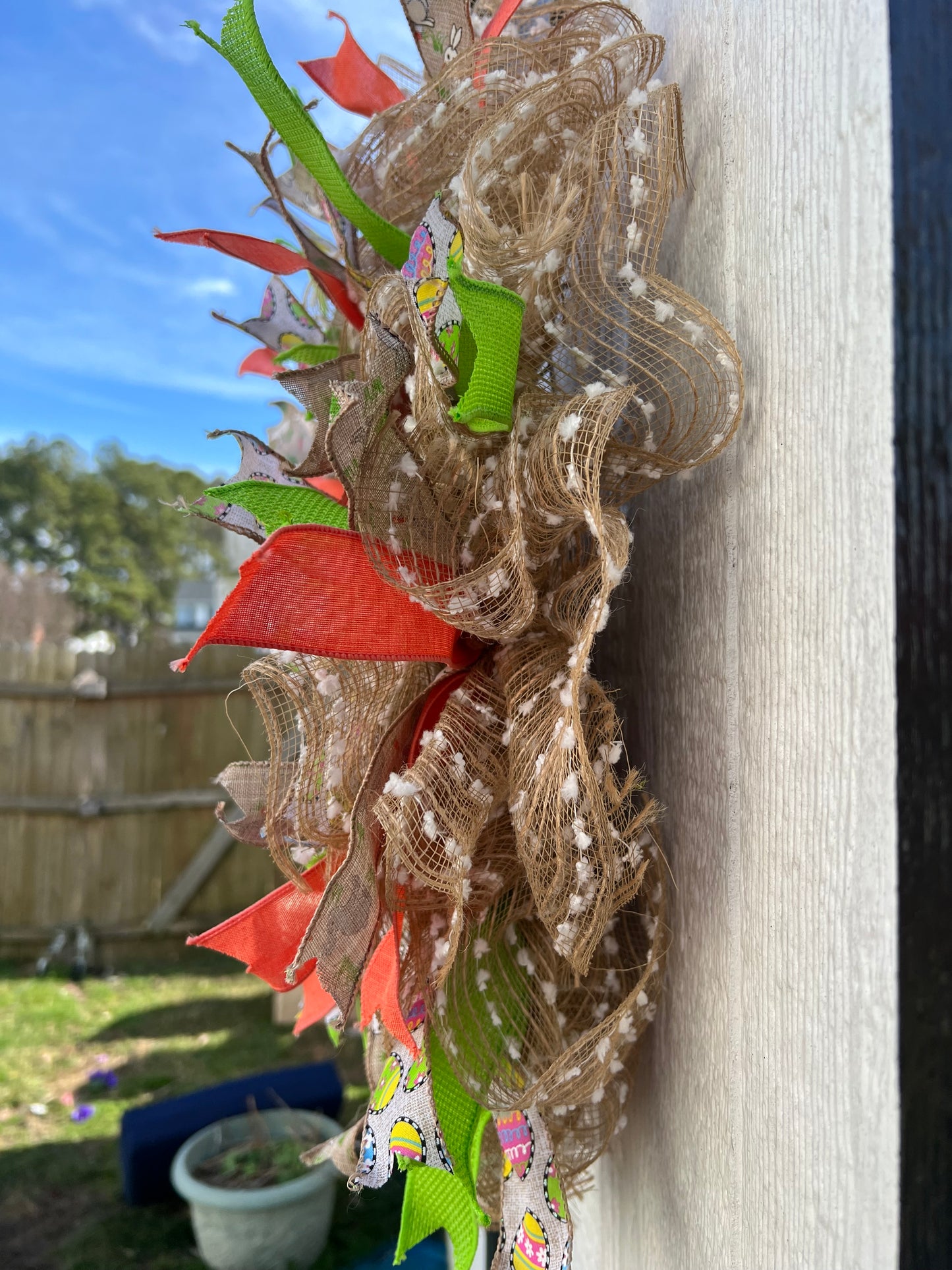 Happy Easter Rustic Wreath