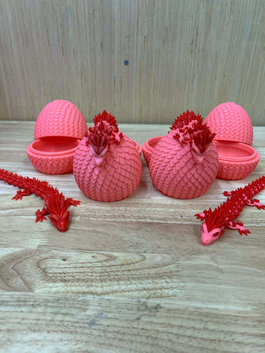 12 Inch Dual Color Dragon and Egg Set