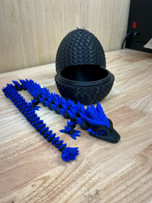 24 Inch Dual Color Dragon and Egg Set